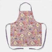 Waterverf Botanicals Wilde Bloemen Schort (Voorkant)