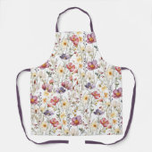 Waterverf Botanicals Wilde Bloemen Schort (Voorkant)