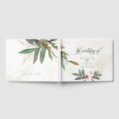 Waterverf Botanisch Blossom Weddenschap Gastenboek (Volledig)