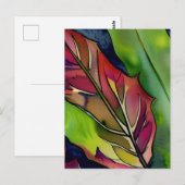  Waterverf botanisch Briefkaart (Voorkant / Achterkant)