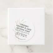 Waterverf Botanisch 🌿 Moderne zeep hang Labels (In situ)