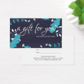 Waterverf botanisch olieveld Cadeaucertificaat Visitekaartje (Bureau)