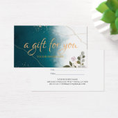 Waterverf botanisch olieveld Cadeaucertificaat Visitekaartje (Bureau)