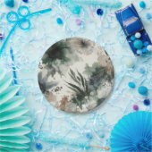 Waterverf Botanisch papier Borden Papieren Bordje (Feest)