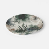 Waterverf Botanisch papier Borden Papieren Bordje (Gekanteld)