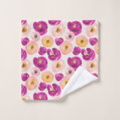 Waterverf Botanisch patroon Bad Handdoek (Wasdoekje)