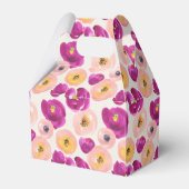 Waterverf Botanisch patroon Bedankdoosjes (Voorkant Zijde)