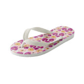 Waterverf Botanisch patroon Kinder Teenslippers (Schuin)
