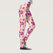 Waterverf Botanisch patroon Leggings (Rechts)