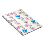 Waterverf botanisch patroon notitieboek (Rechterzijde)