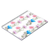 Waterverf botanisch patroon notitieboek (Linkerzijde)