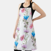 Waterverf botanisch patroon schort (Insitu)