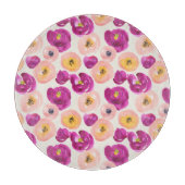 Waterverf Botanisch patroon Snijplank (Voorkant)