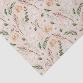 Waterverf Botanisch patroon Tissuepapier (Detail)
