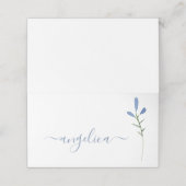 Waterverf Botanisch Plaatskaartje (Buitenkant ongevouwen)