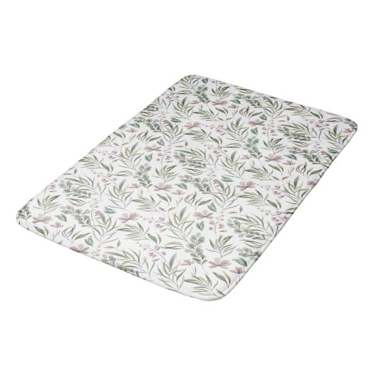 Waterverf Botanische Bath Mat (Gekanteld)