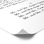 Waterverf Botanische bladeren 24 x 36 Zitkuur Poster (Hoek)