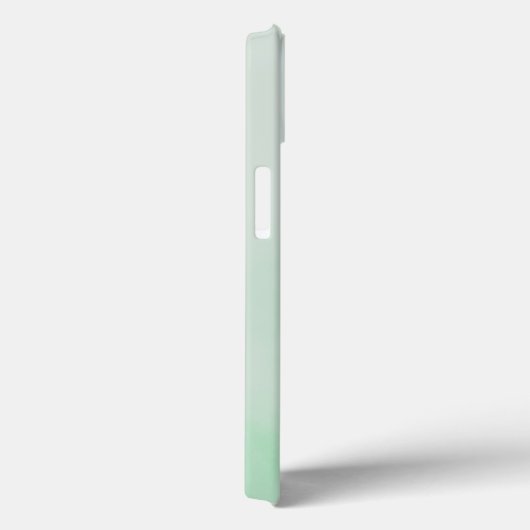 Waterverf Botanische bladeren Bladblad Monogram Case-Mate iPhone Case (Achterkant / Rechts)