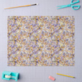 Waterverf botanische bloemblad Boho Tissuepapier (Craft)