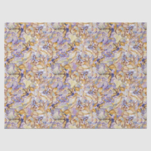 Waterverf botanische bloemblad Boho Tissuepapier