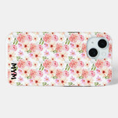Waterverf botanische bloemen Case-Mate iPhone case (Achterkant (horizontaal))