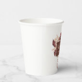 Waterverf Botanische Bloemen Thanksgiving Papieren Bekers (Rechts)