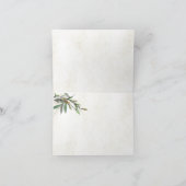 Waterverf Botanische bloesems Weddenschap Bedankt (Binnen)