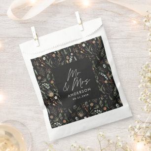 Waterverf botanische dhr. & mrs. bedankzakje