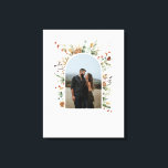 Waterverf botanische elegant voor familiefoto canvas afdruk<br><div class="desc">Waterverf botanisch elegant canvas met familiefoto-boogkunst. Ideaal bruiloft,  verjaardag,  verjaardag of kerstcadeau</div>