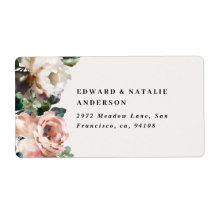 waterverf botanische elegante donkermoderne rustig