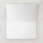 Waterverf Botanische eucalyptus groen bruiloft Plaatskaartje (Binnenkant ongevouwen)