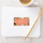 waterverf botanische flora en naaldbladeren etiket (Insitu)