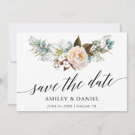 Waterverf Botanische Floral Calligrafie Save The Date