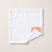 Waterverf Botanische Floral Vase Illustratie Bad Handdoek (Wasdoekje)