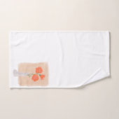 Waterverf Botanische Floral Vase Illustratie Bad Handdoek (Handdoek)