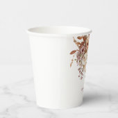 Waterverf Botanische Floral Wedding Papieren Bekers (Rechts)