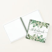 Waterverf Botanische Foliage Greenery Sketchbook Notitieboek (Binnen)