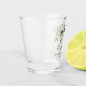 Waterverf Botanische Greenery Bachelorette Party Shot Glas (Links)
