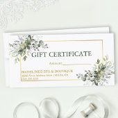 Waterverf Botanische Greenery Gift Certificate