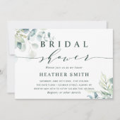 Waterverf Botanische Greenery Vrijgezellenfeest Kaart (Voorkant)