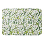 Waterverf Botanische Groene bladeren Badmat (Voorkant)