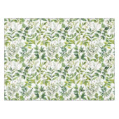 Waterverf Botanische Groene bladeren Tafelkleed (Voorkant (Horizontaal))