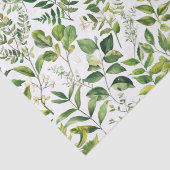 Waterverf Botanische Groene bladeren Tissuepapier (Detail)