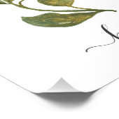 Waterverf Botanische Herb Print Basil Foto Afdruk (Hoek)