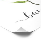 Waterverf Botanische Herb Print Bay Leaf Foto Afdruk (Hoek)