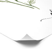 Waterverf Botanische Herb Print Dill Foto Afdruk (Hoek)