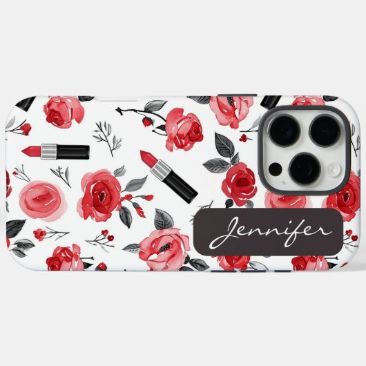  Waterverf Botanische iPhone Case-Mate iPhone Case (Achterkant (horizontaal))