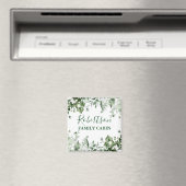 Waterverf Botanische Ivy Ferns Sage Family Cabin Magneet (Insitu (Vaatwasser))