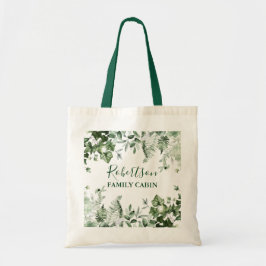 Waterverf Botanische Ivy Sage Ferns Family Cabine Tote Bag