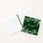 Waterverf Botanische Ivy Sage Ferns Greenery Notitieboek (Binnen)